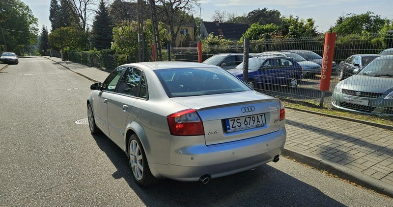 Audi A4 cena 16999 przebieg: 269800, rok produkcji 2003 z Trzebiatów małe 407